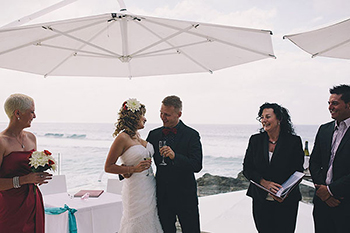 Olga & Alex a Russian couple's Wedding at Currumbin Beach Vikings Gold Coast_Wine Ceremony with Marry Me Marilyn